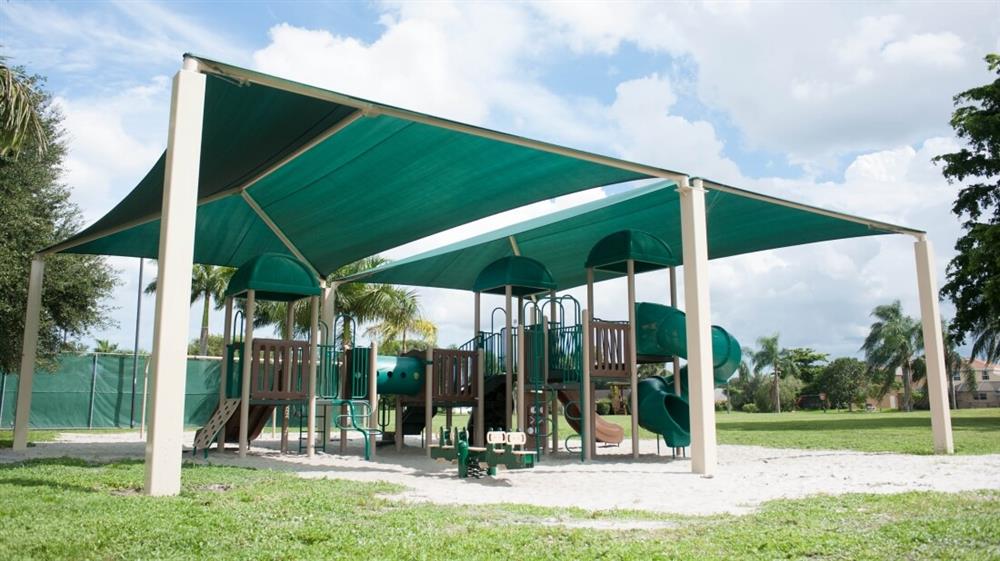 Shade Structure Over Playground for Safety